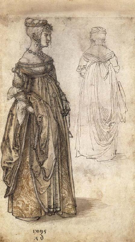 Albrecht Durer Two Venetian Ladies oil painting picture